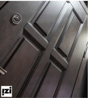 Входные двери ЛАБИРИНТ ТЕРМОРАЗРЫВ Входная дверь Лондон 01 - Беленый дуб, стекло черное