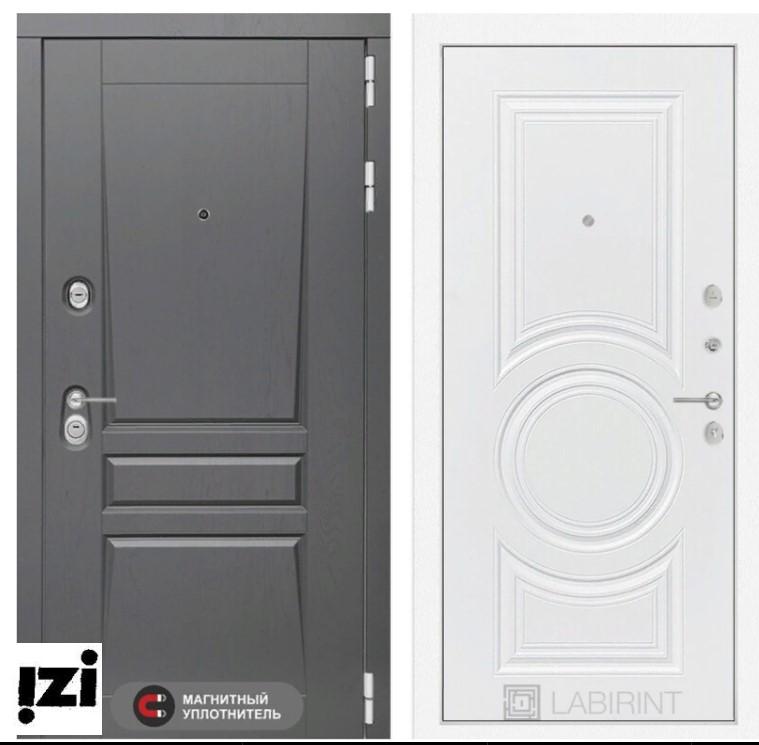 Входные двери ЛАБИРИНТ Входная дверь Платинум 23 - Белый софт