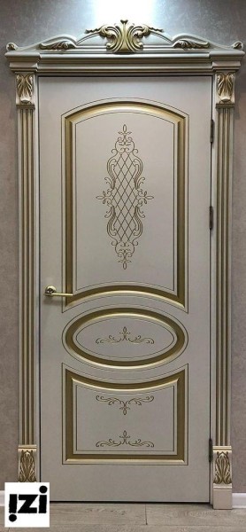 Межкомнатные двери Юга ВИОЛА-1  9001 патина золото