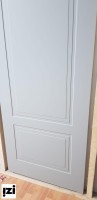 Межкомнатные двери ЮГА ФРЕЗА 11  Белая эмаль 9003 / Софт серый