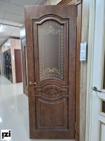 Межкомнатные двери ЮГА шпон фрезерованный СОРРЕНТО  Шпон 9001 патина серебро