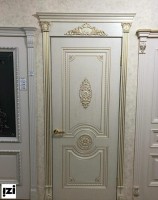 Межкомнатные двери ЮГА шпон фрезерованный САН-РЕМО  Шпон 9001 патина янтарь