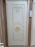 Межкомнатные двери ЮГА шпон фрезерованный КАПЕЛЛА  Шпон 9001 патина янтарь
