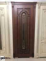 Межкомнатные двери ЮГА шпон фрезерованный АСКОНА Шпон 9001 патина янтарь ДО