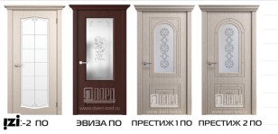 Межкомнатные двери ЛОРД Коллекция  GENEVA модель Вена 1  Сатинат белый+заливной витраж/прозрачный лак (остекление по середине)