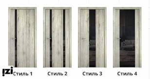 Межкомнатные двери ЛОРД Коллекция  STYLEI модель SIRIUS 2 стекло используется триплекс.