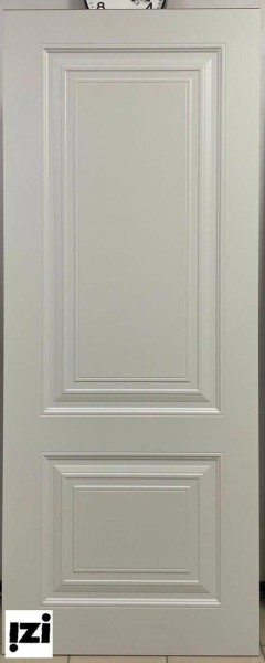 Межкомнатные двери К-2  эмалит белый ПГ стекло гравировка