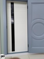 Межкомнатные двери от производителя КОРСО - ЛП 14 эмаль Белая Стекло черный Лак стекло с двух сторон